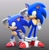Size: 895x909 | Tagged: safe, artist:luxar_b3d, sonic the hedgehog, 3d, classic sonic, self paradox, sonic generations
