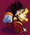 Size: 1826x2120 | Tagged: safe, artist:cryogx, shadow the hedgehog, clenched fist, looking at viewer, looking back, looking back at viewer, looking down, looking down at viewer, reaching towards the viewer, red background, solo