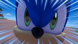 Size: 1702x957 | Tagged: safe, sonic the hedgehog, sonic prime, close-up, great moments in animation, screenshot, solo, sonic prime s3