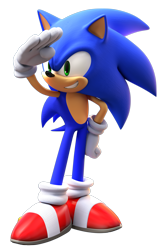 Size: 1268x1953 | Tagged: safe, artist:tbsf-yt, sonic the hedgehog, 2018, 3d, hand on hip, looking offscreen, simple background, smile, solo, standing, transparent background