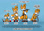 Size: 1920x1365 | Tagged: safe, artist:shieltar, miles "tails" prower, fox, age progression, baby, blue background, boom style, english text, male, solo, to sell toys