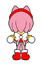 Size: 410x720 | Tagged: safe, artist:1red12345, amy rose, 2024, alternate view, simple background, solo, standing, transparent background