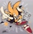 Size: 3278x3401 | Tagged: safe, artist:crazy_pstg, sonic the hedgehog, super sonic, the murder of sonic the hedgehog, character name, looking at viewer, pointing, reaching towards the viewer, signature, smile, solo, sparkles, super form