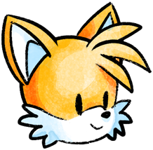 Size: 218x214 | Tagged: safe, artist:fini-mun, miles "tails" prower, cute, head only, outline, simple background, smile, solo, tailabetes, transparent background