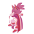 Size: 1280x1280 | Tagged: safe, artist:peachmangopie323, blaze the cat, arms folded, cape, character name, lesbian, lesbian blaze, lesbian pride, lidded eyes, looking offscreen, outline, pride, pride flag, sitting, solo, transparent background