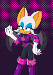 Size: 2567x3638 | Tagged: safe, artist:jalonso980, rouge the bat, sonic prime