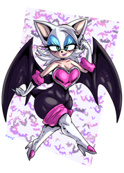 Size: 3000x4200 | Tagged: safe, artist:kanto-art, rouge the bat