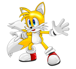 Size: 2743x2496 | Tagged: safe, artist:sirenergy9, miles "tails" prower, 2018, looking ahead, looking offscreen, mario & sonic at the sochi 2014 olympic winter games, mouth open, simple background, smile, solo, traced, transparent background