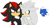 Size: 1484x751 | Tagged: safe, artist:myly14, shadow the hedgehog, silver the hedgehog, sonic the hedgehog, 2013, :3, cross popping vein, flat colors, gay, implied sonadow, jealously, looking at each other, looking at them, shipping, standing, sweatdrop, trio