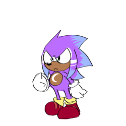 Size: 1280x1280 | Tagged: safe, artist:kittygamer2888, oc, echidna, 2024, :<, child, fankid, frown, gloves, looking offscreen, magical gay spawn, parent:knuckles, parent:sonic, parents:knuxonic, shoes, simple background, solo, standing, unnamed oc, white background
