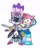 Size: 1648x2048 | Tagged: safe, artist:lesbiansonamy, amy rose, blaze the cat, nimue, cat, hedgehog, sonic and the black knight, 2024, amy x blaze, cute, female, females only, holding them, knight armor, lesbian, protecting, shipping, sir percival, sword