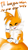 Size: 750x1334 | Tagged: safe, artist:hedgester, miles "tails" prower, blushing, bug, crying, dialogue, duo, english text, eyes closed, fanfiction art, hand on own head, heart, literal animal, millipede, mouth open, signature, simple background, tears, tears of happiness, white background