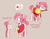 Size: 1493x1153 | Tagged: safe, artist:galaxylover06, amy rose, alternate universe, au:friendship got faster, card, earth pony, english text, grey background, hammer, heart, mouth hold, my little pony, piko piko hammer, ponified, pony, simple background, smile, solo, species swap