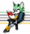 Size: 804x918 | Tagged: safe, artist:joeadok, clove the pronghorn, deer, book, female, reading, solo