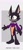 Size: 848x1857 | Tagged: safe, artist:windstarosprey, ebony the cat, cat, barefoot, character name, claws, solo