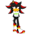 Size: 800x800 | Tagged: safe, artist:sth-lgbtq, shadow the hedgehog, agender, agender pride, arms behind head, clothes, frown, lidded eyes, looking offscreen, pride, pride flag, shirt, simple background, solo, solo agender, standing, transparent background