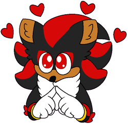 Size: 582x566 | Tagged: safe, artist:erasabledata, shadow the hedgehog, arm fluff, bust, chest fluff, cute, ear fluff, fingers together, flat colors, heart, looking offscreen, neck fluff, shadowbetes, simple background, solo, transparent background