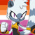 Size: 1000x1000 | Tagged: safe, artist:sth-lgbtq, tangle the lemur, edit, icon, lesbian, lesbian pride, lesbian tangle, outline, pride, pride flag, pride flag background, solo