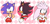 Size: 1280x603 | Tagged: safe, artist:gaysilver, shadow the hedgehog, silver the hedgehog, sonic the hedgehog, hedgehog, abstract background, english text, frown, heart, holding something, looking at viewer, looking away, male, outline, smile, sweatdrop, trio, valentine's day, wink