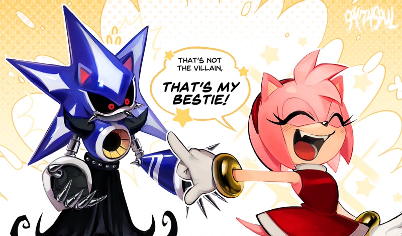 Metal Sonic And Amy Rose Metamy | Shipping Wiki | Fandom
