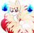 Size: 1280x1231 | Tagged: safe, artist:starrfruit, miles "tails" prower, fire, flame, frown, kitsune, looking at viewer, simple background, solo, white background