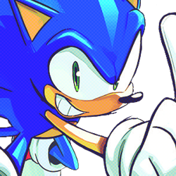 Size: 300x300 | Tagged: safe, editor:editingwonderland, sonic the hedgehog, edit, icon, simple background, solo, transparent background