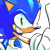 Size: 300x300 | Tagged: safe, editor:editingwonderland, sonic the hedgehog, edit, icon, simple background, solo, transparent background, transparent edit