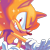 Size: 300x300 | Tagged: safe, editor:editingwonderland, sonic the hedgehog, super sonic, edit, icon, simple background, solo, super form, transparent background, transparent edit