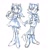 Size: 1338x1400 | Tagged: safe, artist:bombchan, amy rose, blaze the cat, cat, hedgehog, 2024, amy x blaze, cute, duo, female, females only, holding something, lesbian, line art, looking at viewer, shipping, simple background, sketch, smile, smiling at viewer, white background