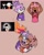 Size: 1232x1553 | Tagged: safe, artist:mi0f4e, amy rose, blaze the cat, cat, hedgehog, 2024, amy x blaze, blaze's tailcoat, cute, dress, eyes closed, female, females only, fire, flame, hands on back, kiss, lesbian, shipping