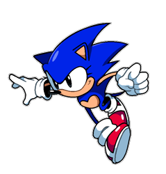 Size: 648x677 | Tagged: safe, artist:casinobunbun, sonic the hedgehog, heart chest, looking offscreen, running, simple background, smile, solo, trans female, transgender, transparent background