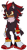Size: 1095x2048 | Tagged: safe, artist:battiegutz, shadow the hedgehog, alternate eye color, brown eyes, ear fluff, frown, looking offscreen, signature, simple background, solo, standing, white background