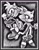 Size: 1020x1320 | Tagged: safe, artist:rasausa, amy rose, blaze the cat, cat, hedgehog, 2020, amy x blaze, amy's halterneck dress, blaze's tailcoat, clothes, cute, dress, female, females only, lesbian, looking at viewer, monochrome, shipping