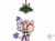 Size: 708x527 | Tagged: safe, artist:apocalypsetitan, amy rose, blaze the cat, cat, hedgehog, 2023, amy x blaze, amy's halterneck dress, blaze's tailcoat, christmas, cute, duo, duo female, eyes closed, female, females only, holding each other, kiss, kiss on lips, lesbian, mistletoe, needs more jpeg, shipping, simple background, white background
