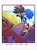 Size: 1531x2048 | Tagged: safe, artist:gunstellations, miles "tails" prower, shadow the hedgehog, sonic the hedgehog, abstract background, beach, daytime, english text, eyes closed, gay, holding something, kiss, looking at them, looking back, looking back at them, outdoors, sand, selfie, shadow x sonic, shipping, signature, trio, unaware, water