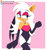 Size: 2340x2481 | Tagged: safe, artist:eagc7, rouge the bat, alternate outfit, flat colors, long hair, looking offscreen, smile