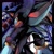 Size: 2048x2048 | Tagged: safe, artist:kuroiyuki96, shadow the hedgehog, sonic adventure 2, abstract background, border, from below, looking back, male, redraw, solo, standing