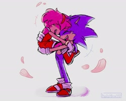 Size: 2048x1638 | Tagged: safe, artist:hailstorm5437, amy rose, sonic the hedgehog, amy x sonic, shipping, straight