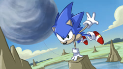 Size: 800x450 | Tagged: safe, artist:sibsy, sonic the hedgehog, sonic cd