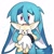Size: 919x919 | Tagged: safe, artist:stiffcorpse, kit the fennec, fox, 2023, blushing, cute, duo, eye clipping through hair, fennec, holding them, idw sonic the hedgehog, literal animal, looking offscreen, mouth open, simple background, standing, white background