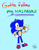 Size: 1582x2048 | Tagged: safe, artist:doodle-girl, sonic the hedgehog, ace, asexual pride, bisexual, bisexual pride, blue background, english text, face paint, flag, gay pride, pride, pride flag, redraw, simple background, smile, solo, standing, trans male, trans pride, transgender, v sign, wink