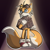 Size: 2048x2048 | Tagged: safe, artist:the-derpy-duck, miles "tails" prower, fox, the murder of sonic the hedgehog, 2024, frown, looking offscreen, male, outline, signature, solo, spotlight, standing, watermark, white outline