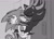 Size: 1093x778 | Tagged: safe, artist:emthimofnight, shadow the hedgehog, sonic the hedgehog, hedgehog, 2024, abstract background, against wall, blushing, carrying them, eyes closed, fanfiction art, french kiss, gay, greyscale, holding each other, kiss, making out, male, monochrome, shadow x sonic, shipping