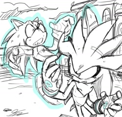 Size: 1778x1703 | Tagged: safe, artist:stupidfred0, silver the hedgehog, sonic the hedgehog