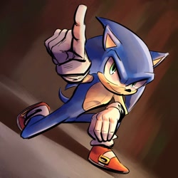 Size: 1024x1024 | Tagged: safe, artist:advosart, sonic the hedgehog