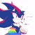 Size: 1446x1404 | Tagged: safe, artist:bubblgsth, shadow the hedgehog, hedgehog, 2024, bi shadow, bisexual pride, english text, exclamation mark, flag, gay pride, looking offscreen, male, pride, pride flag, pride month, simple background, solo, top surgery scars, trans boy shadow, trans male, trans pride, transgender, white background