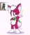 Size: 1779x2048 | Tagged: safe, artist:loulubally, chip, 2024, cute, posing, reference inset, shadow (lighting), signature, simple background, smile, solo, star (symbol), tongue out, v sign, white background, wink