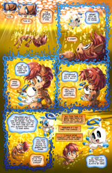 Size: 650x1000 | Tagged: safe, artist:glitcher, sally acorn, hero chao, source of all