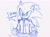 Size: 2048x1516 | Tagged: safe, artist:miko_sonic, sonic the hedgehog, 2024, cosplay, crossover, detroit: become human, grey background, monochrome, simple background, solo, spot color