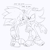 Size: 2047x2048 | Tagged: safe, artist:gunstellations, shadow the hedgehog, sonic the hedgehog, sonic the hedgehog (2006), 2024, dialogue, english text, gay, greyscale, monochrome, shadow x sonic, shipping, simple background, speech bubble, white background